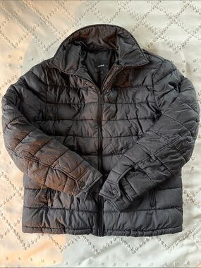 Express Black Lighweight Quilted Puffer Jacket Size Medium NWOT
